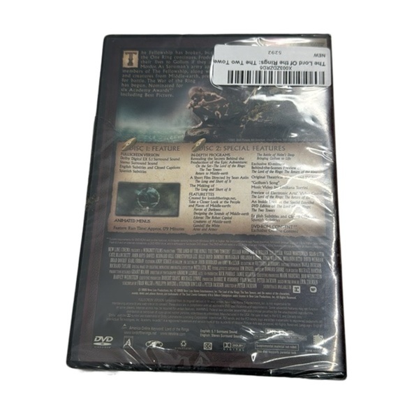 The Lord of the Rings: The Two Towers Widescreen Edition (2002)- Collector's Gem - Picture 4 of 4